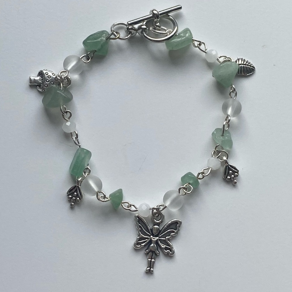 ❣︎ Green faury charm bracelet ❣︎